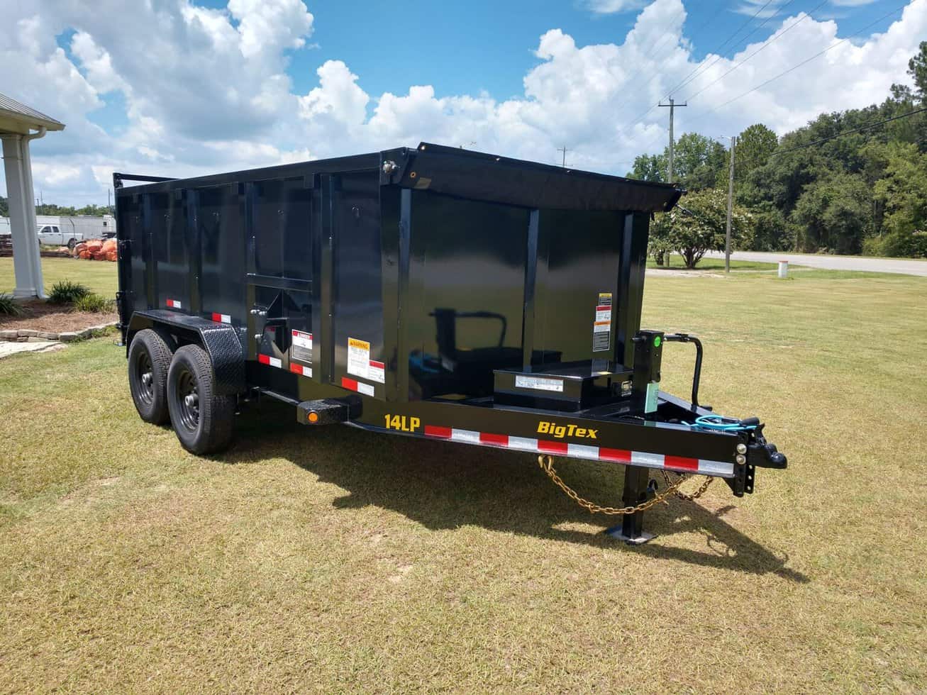 BIG TEX 7x14 DUMP TRAILER 7 TON 14LP-14 HIGH SIDE | Trailer Nation