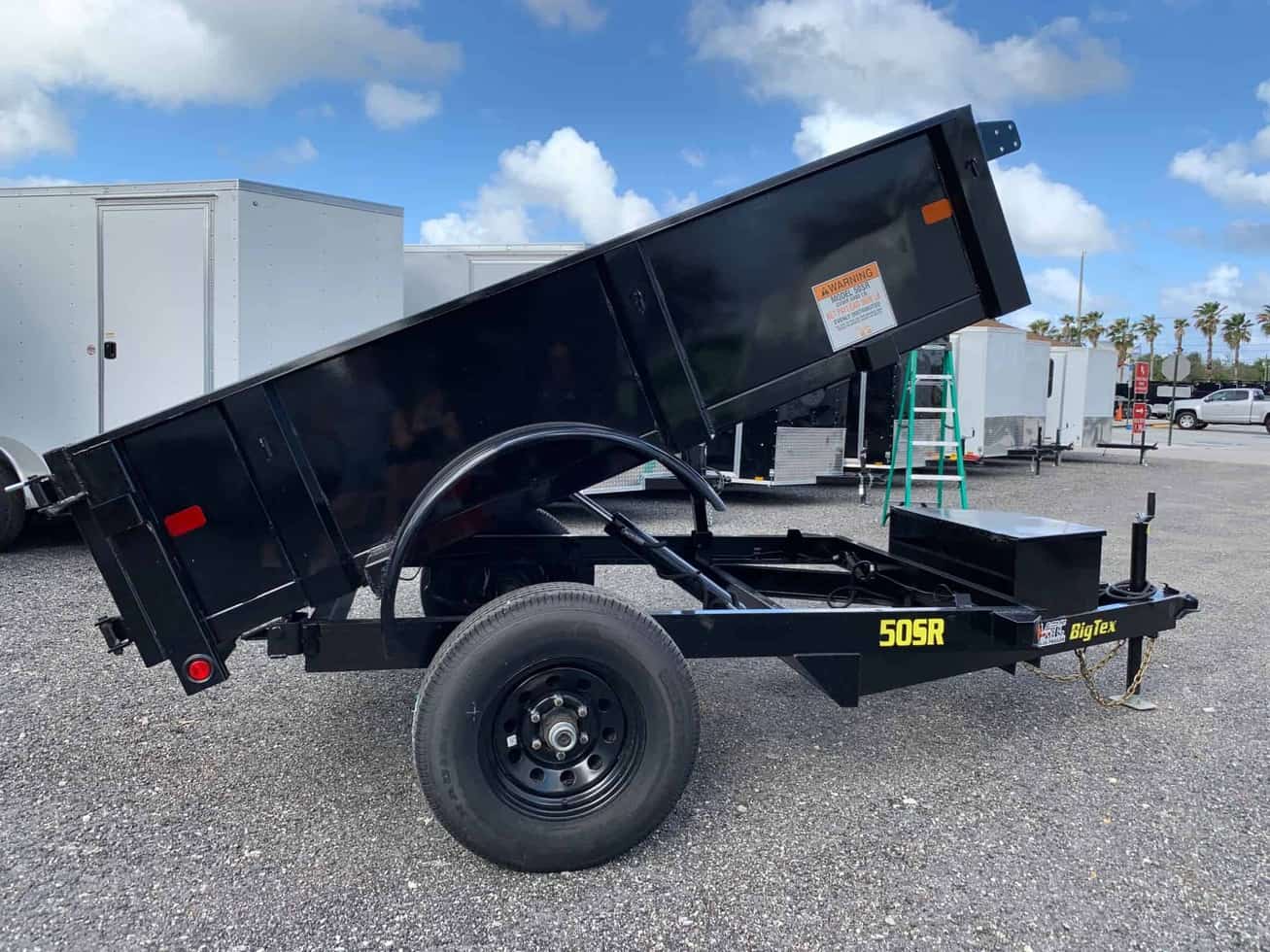 BIG TEX 5x8 DUMP TRAILER 2.5 TON 50SR-08 | Trailer Nation