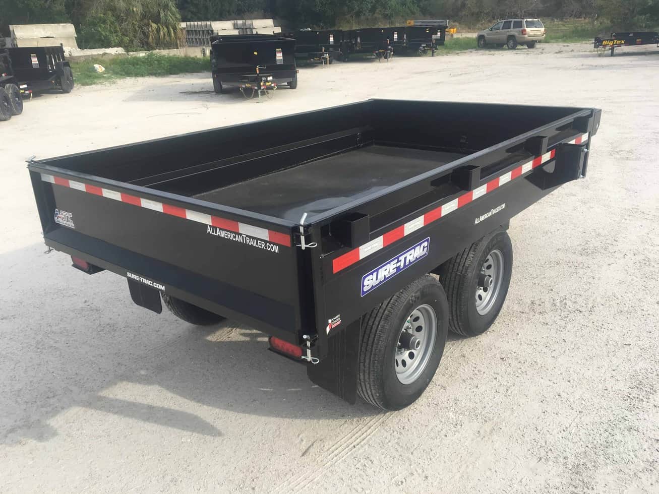 SURE TRAC 6X10 DECK OVER DUMP TRAILER 7210DOD | Trailer Nation