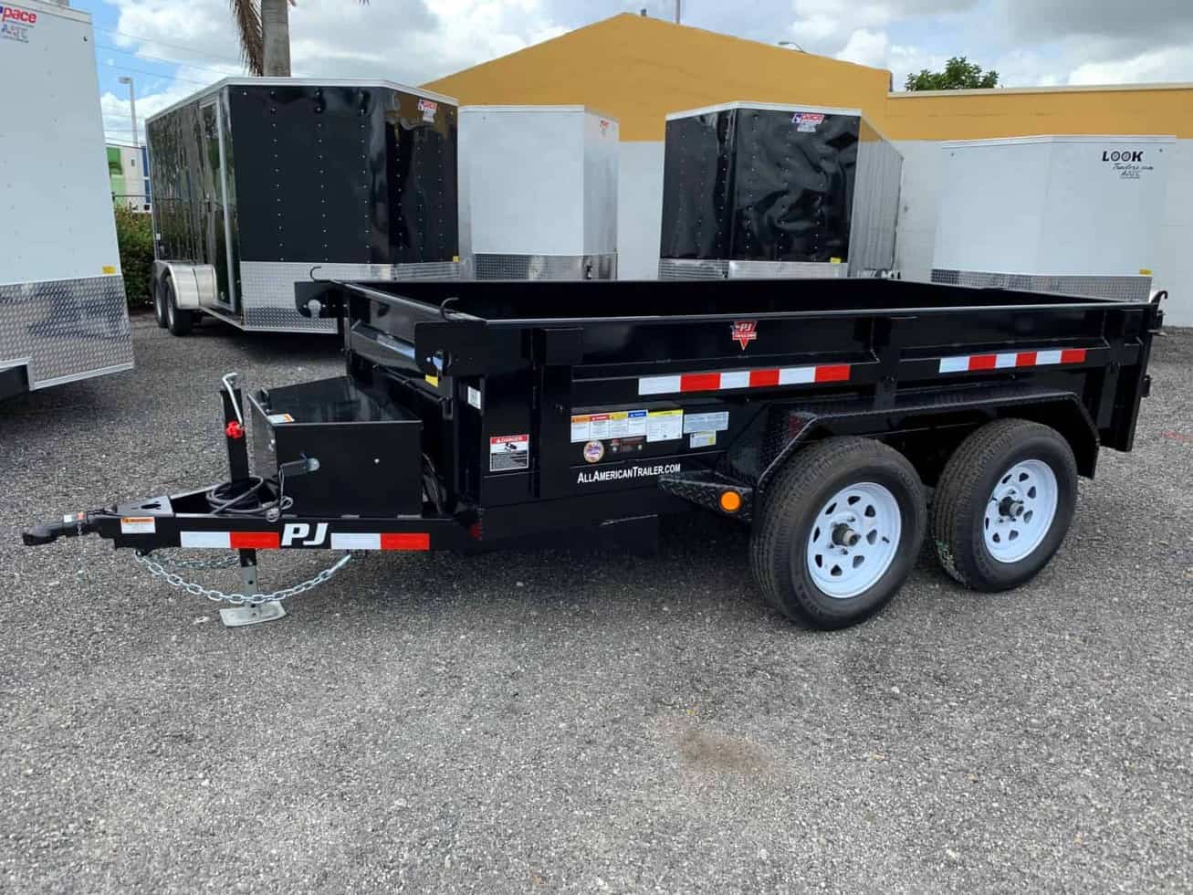 PJ 5X10 DUMP TRAILER 3.5 TON D5102 | Trailer Nation