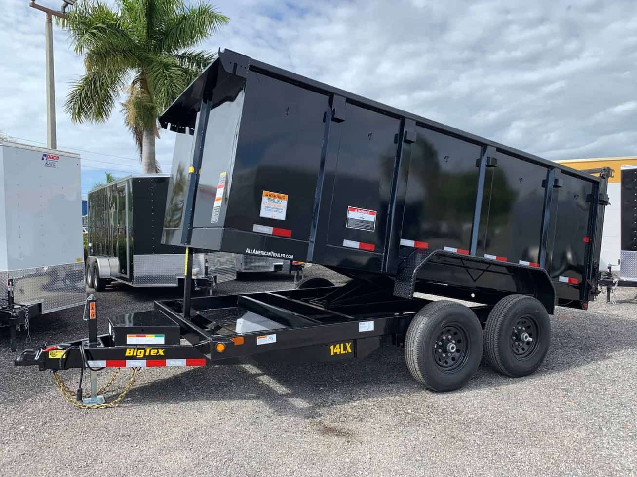 BIG TEX 7x14 DUMP TRAILER 7 TON 14LP-14 HIGH SIDE | Trailer Nation