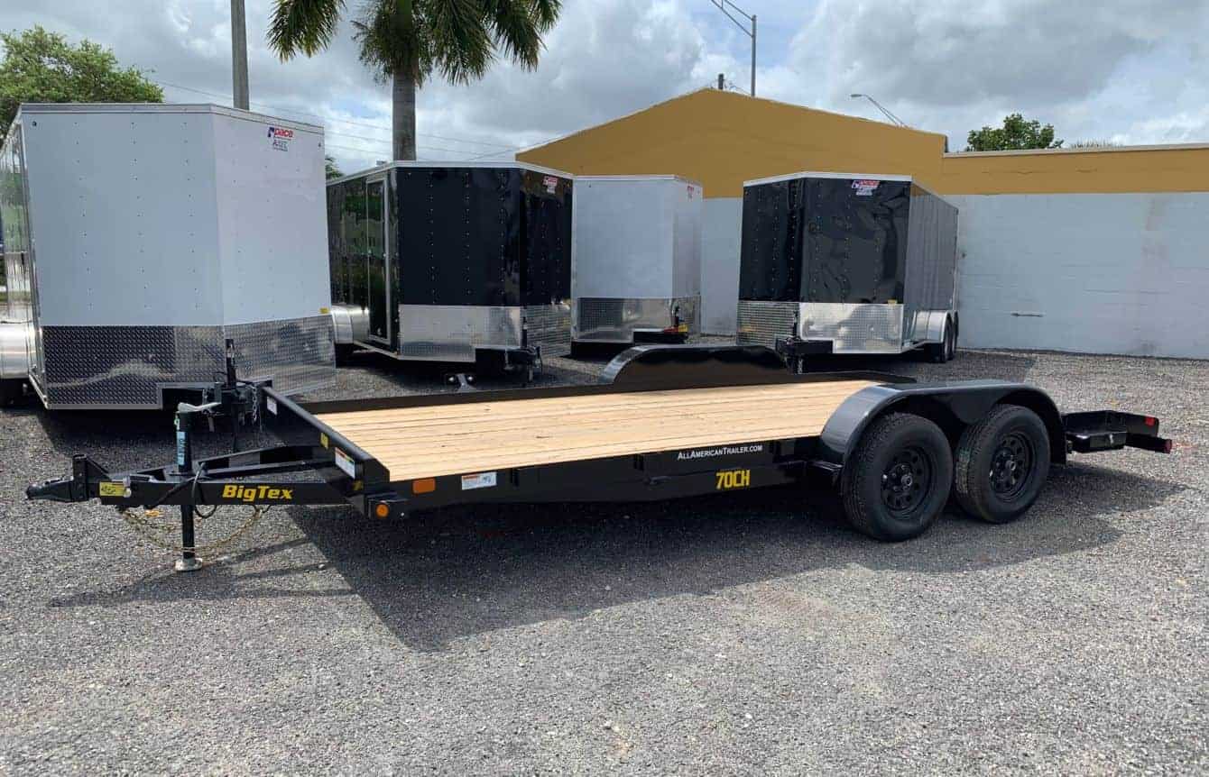 open car hauler trailer