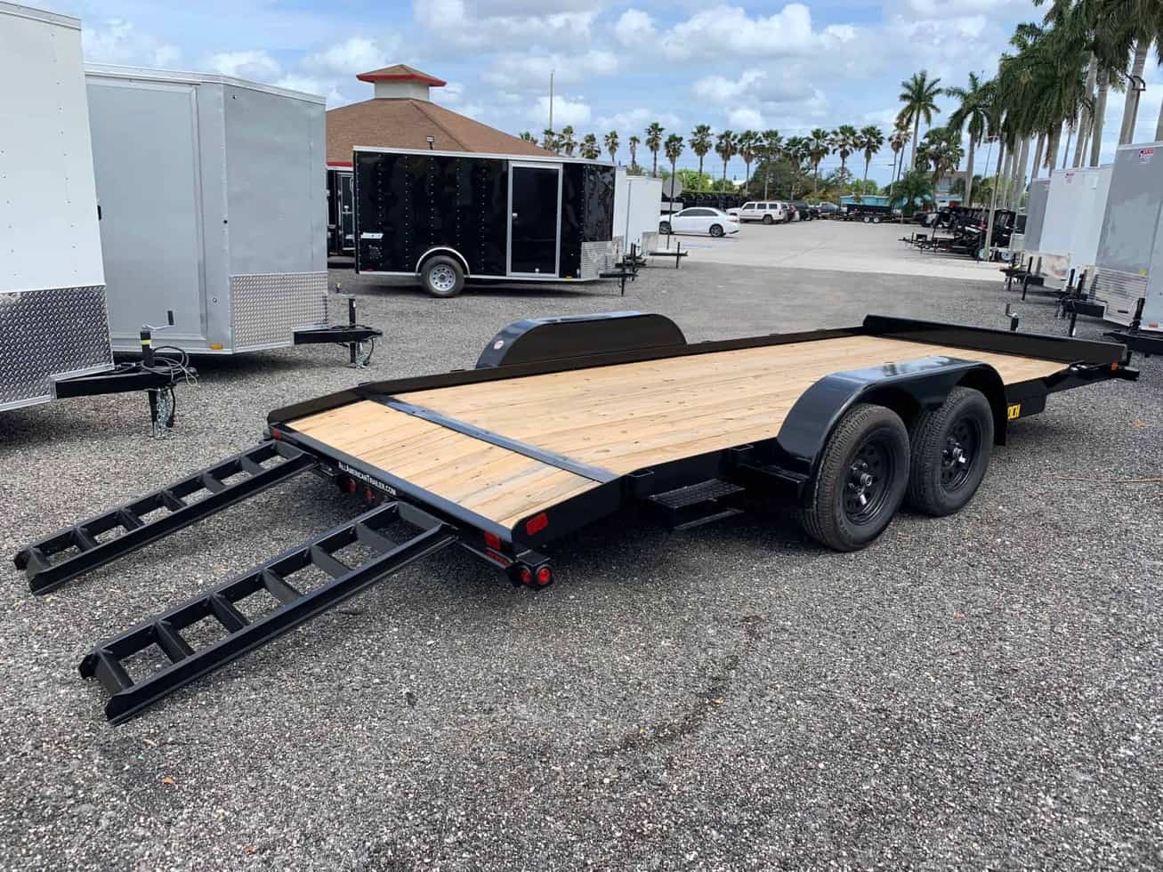 BIG TEX 7X18 CAR TRAILER 70CH-18 | Trailer Nation