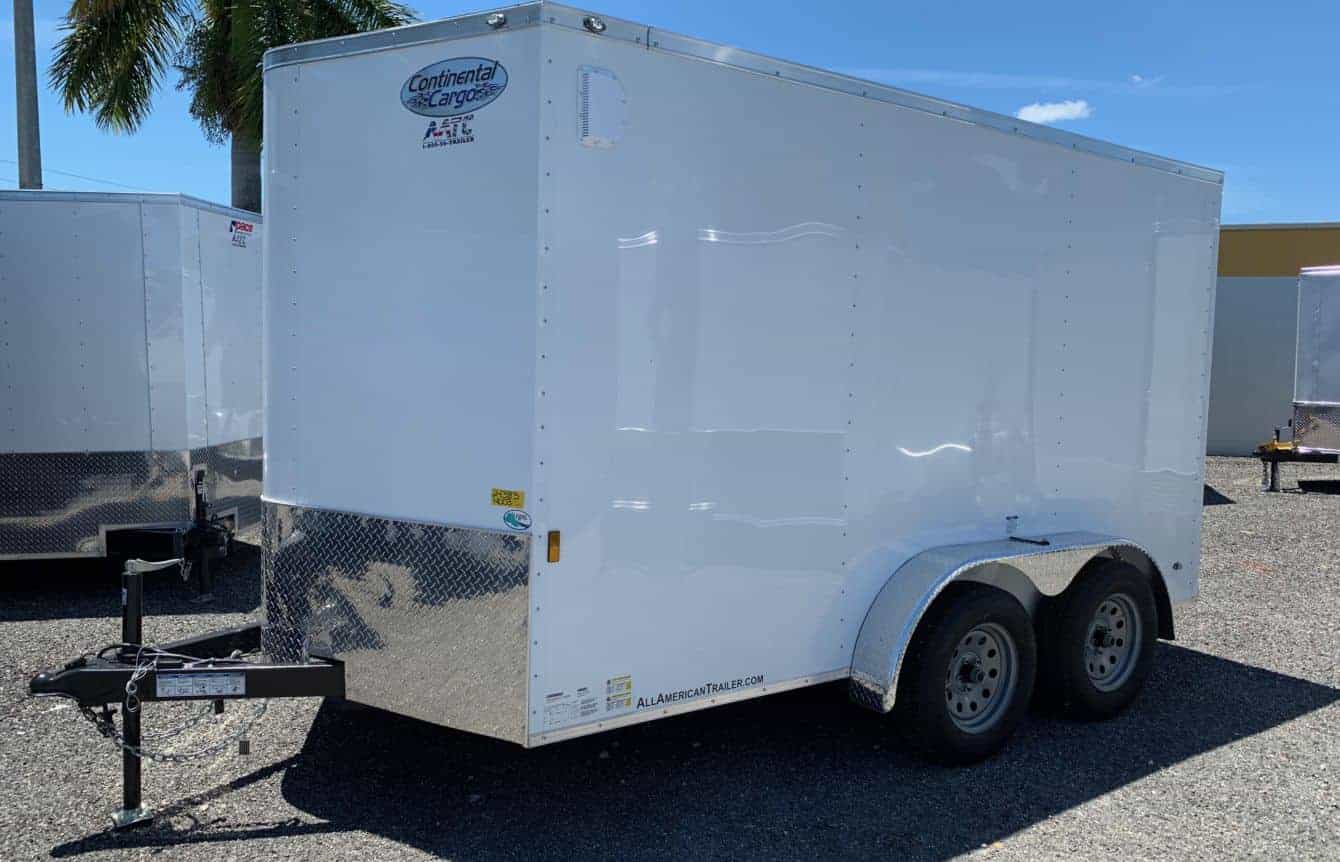 small enclosed cargo trailer for car