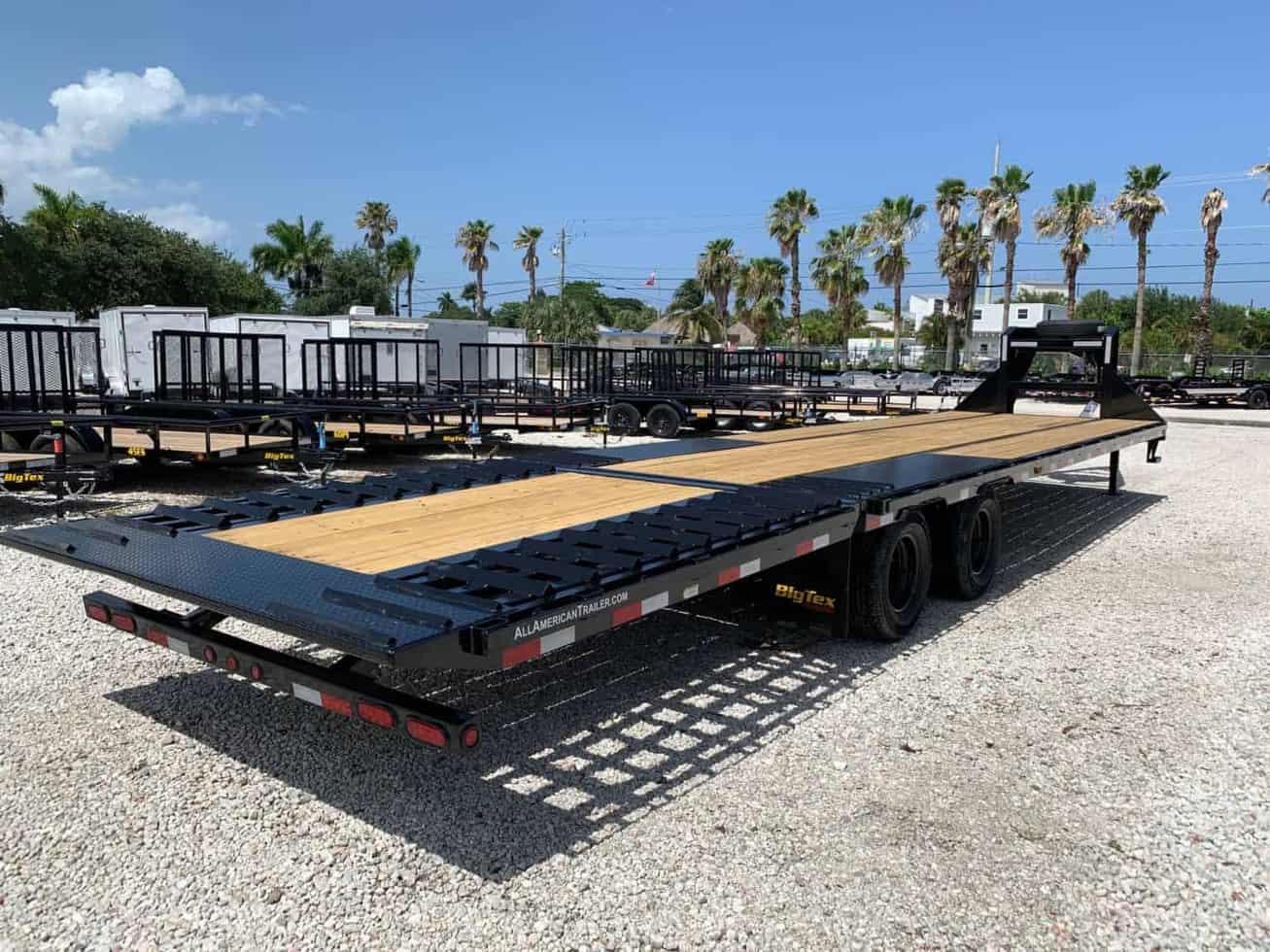 Big Tex Gooseneck Trailer Hydraulic Dovetail Ton Trailer Nation